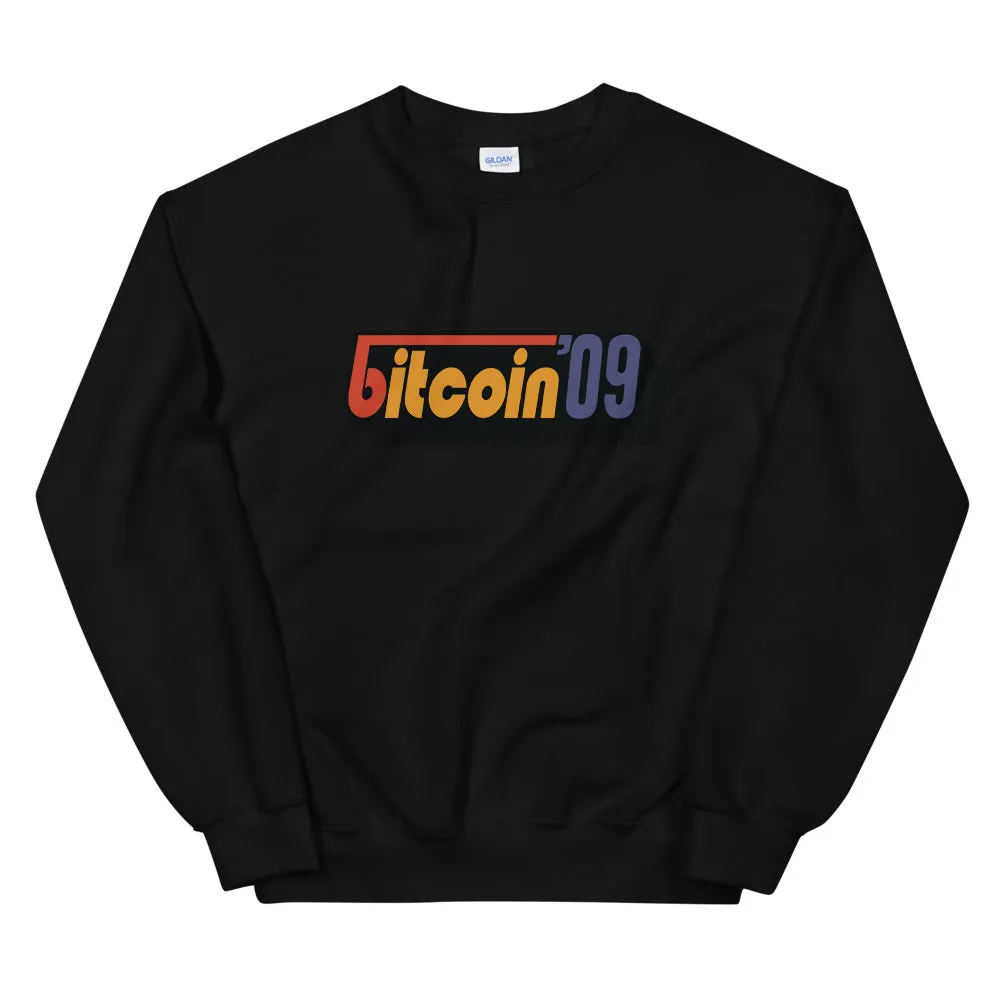 "GENESIS BLOCK" BITCOIN MENS SWEATSHIRT (FRONT ONLY)