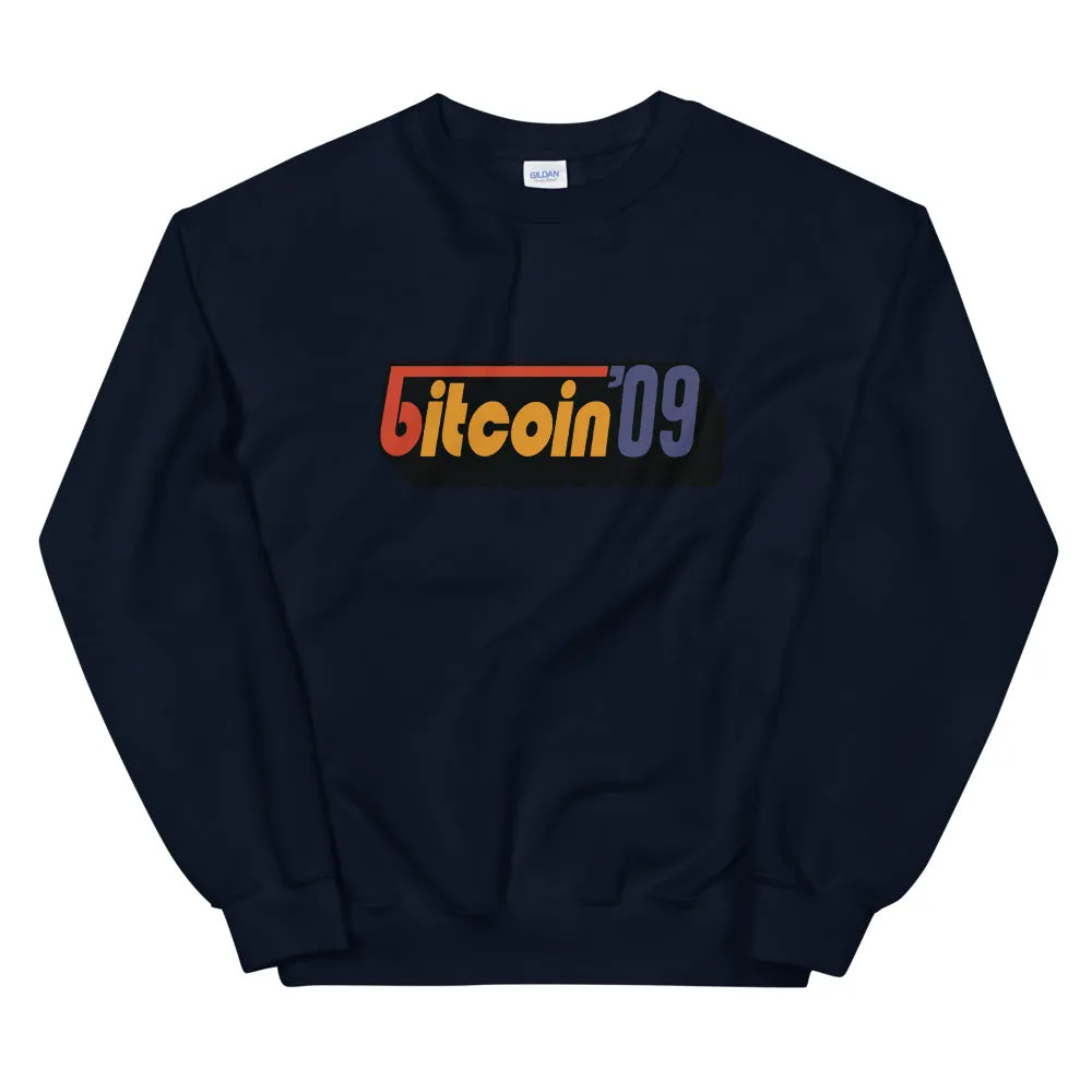 "GENESIS BLOCK" BITCOIN MENS SWEATSHIRT (FRONT ONLY)