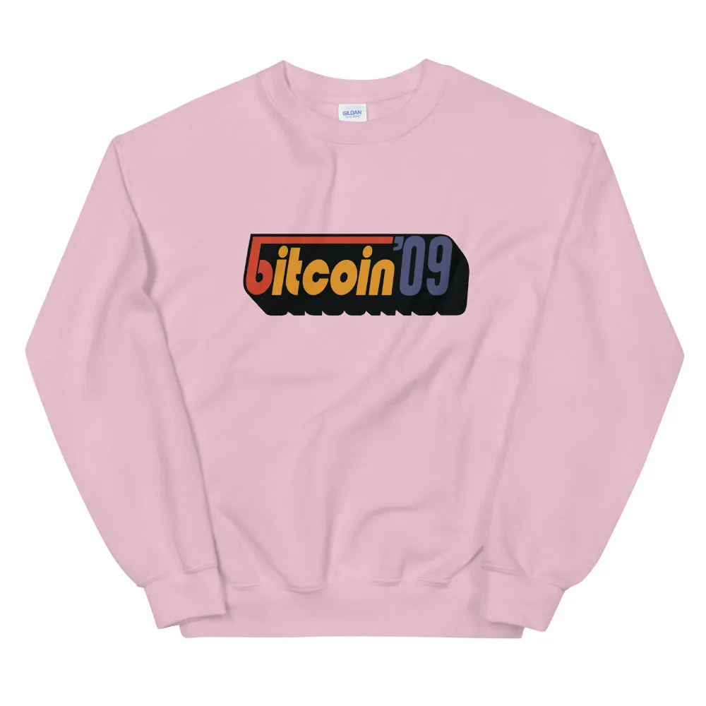 "GENESIS BLOCK" BITCOIN MENS SWEATSHIRT (FRONT ONLY)