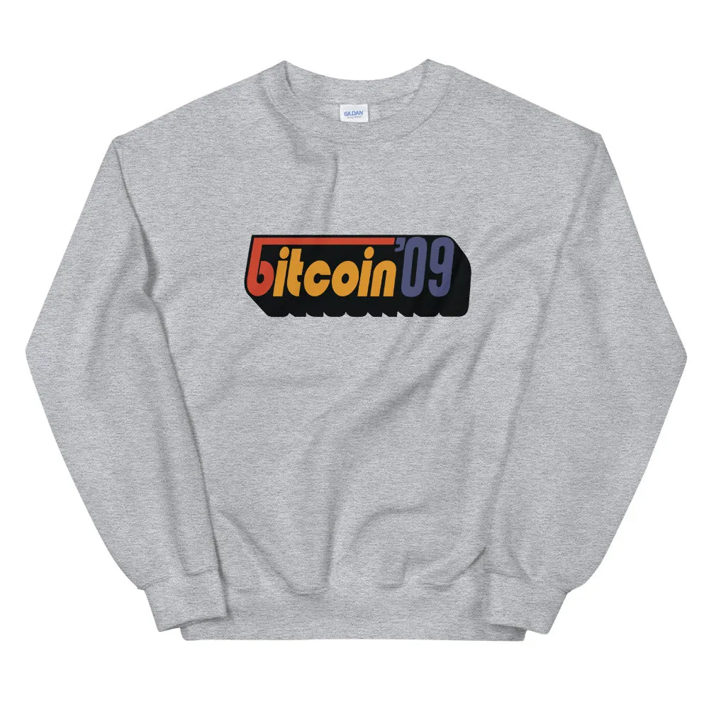 "GENESIS BLOCK" BITCOIN MENS SWEATSHIRT (FRONT ONLY)