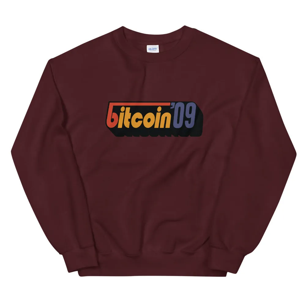 "GENESIS BLOCK" BITCOIN MENS SWEATSHIRT (FRONT ONLY)