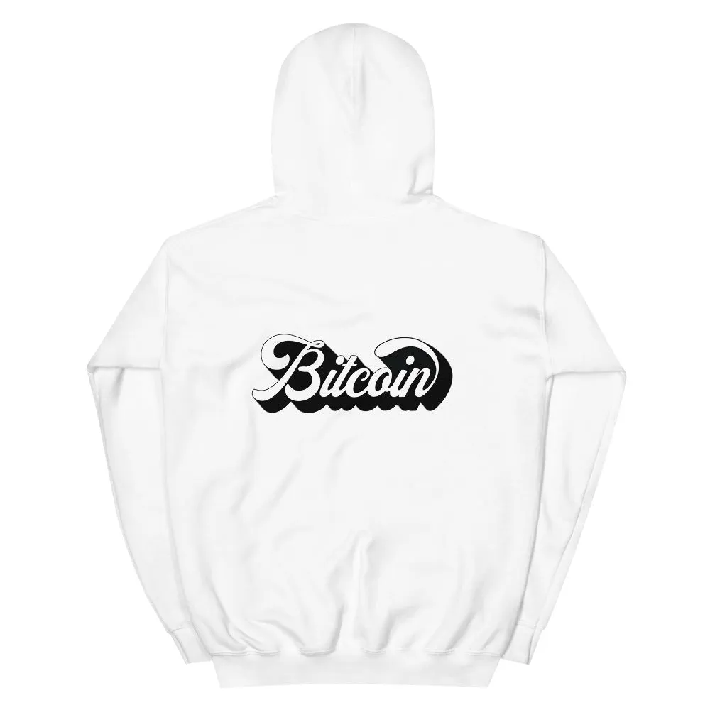 "Vintage Bitcoin" Womens Hoodie