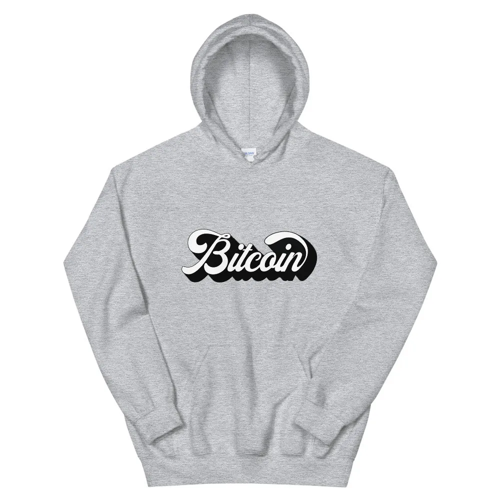 "Vintage Bitcoin" Womens Hoodie