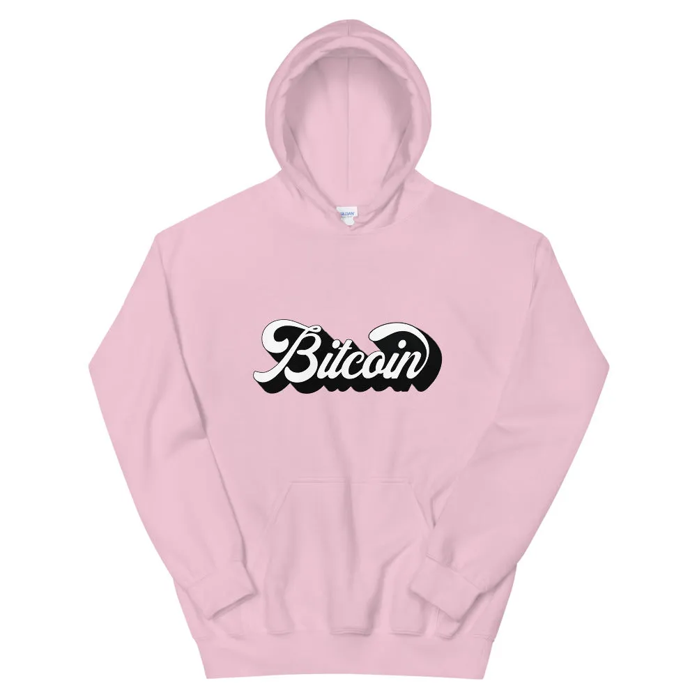 "Vintage Bitcoin" Womens Hoodie