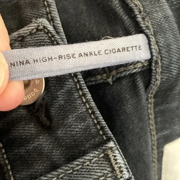 Rag &amp; Bone Nina High Rise Ankle Cigarette Jeans in Minna Size 26