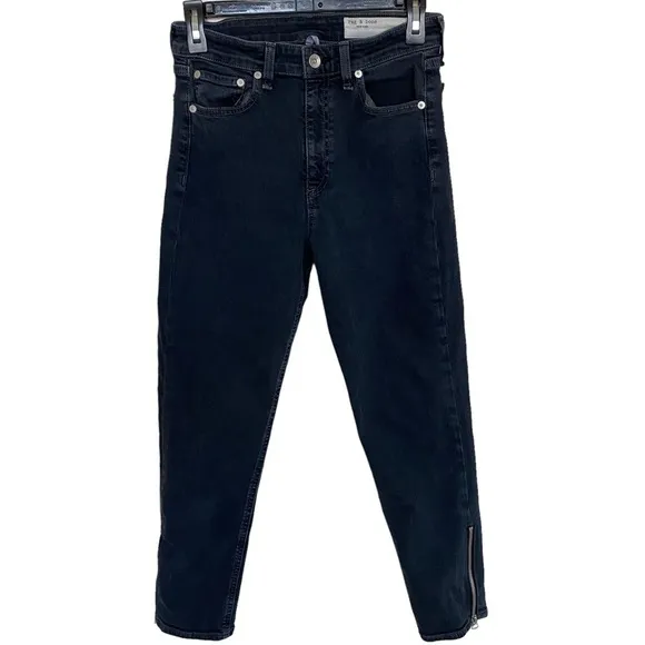 Rag &amp; Bone Nina High Rise Ankle Cigarette Jeans in Minna Size 26