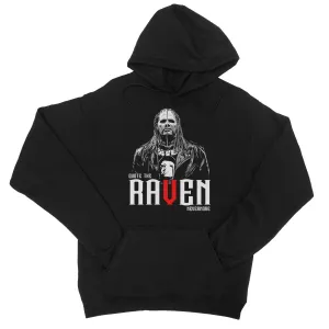 Raven Cold Stare  College Hoodie
