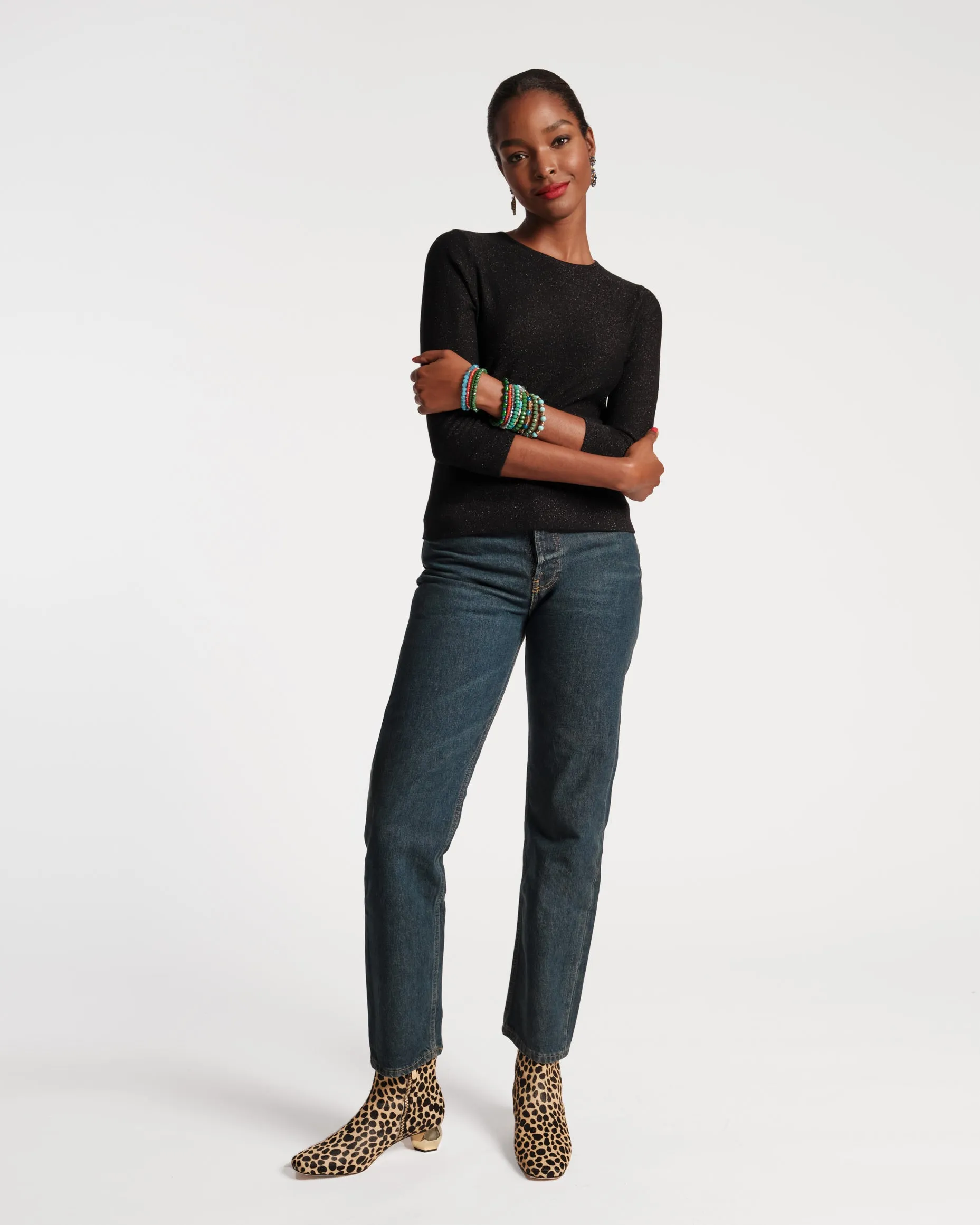 Rebekah Knit Top - Black