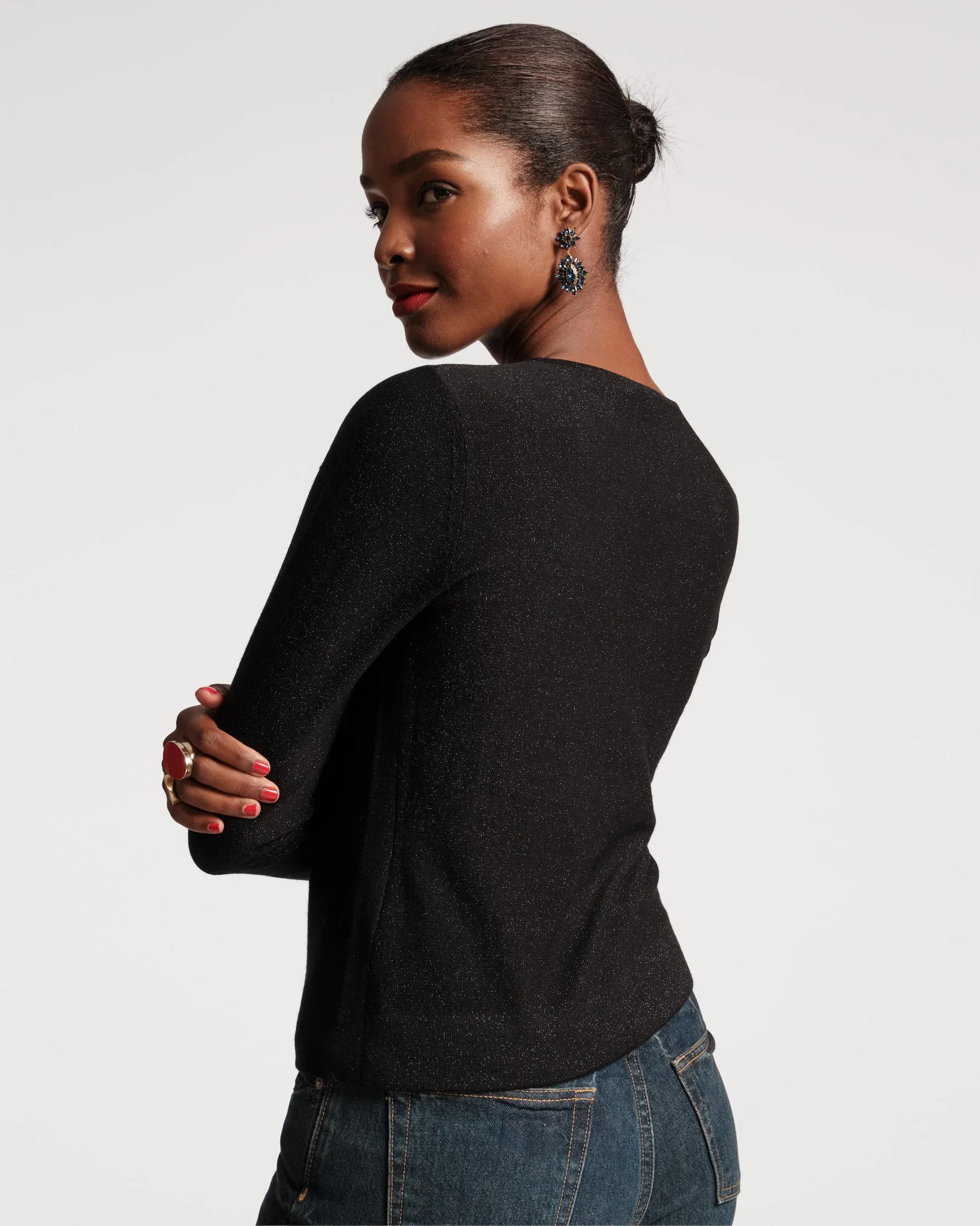 Rebekah Knit Top - Black