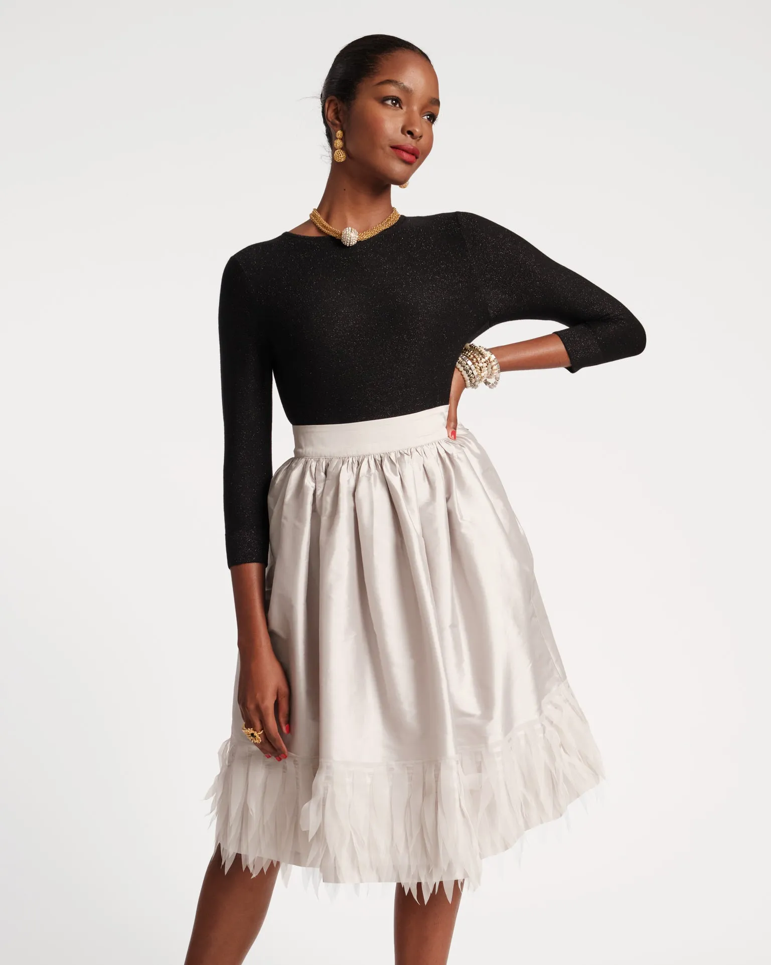 Rebekah Knit Top - Black