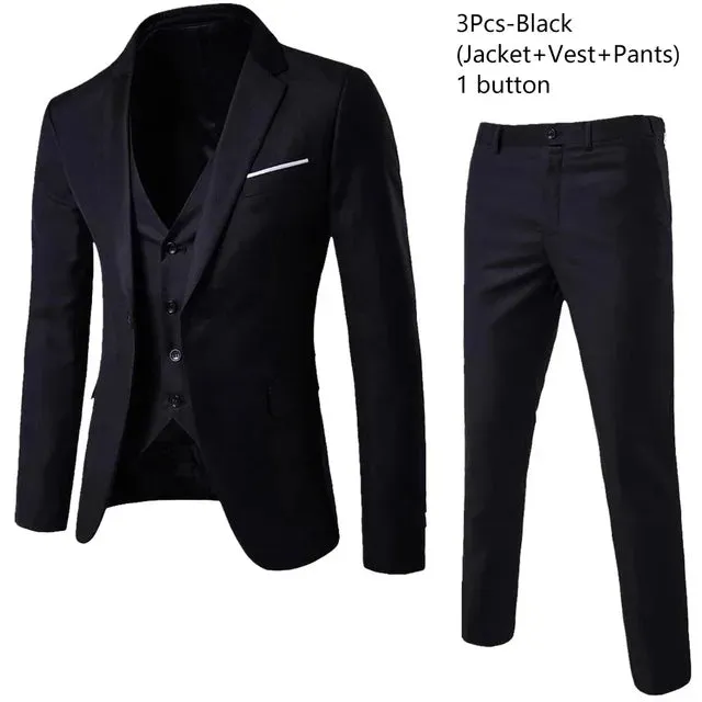 Regal Affair: Luxe Wedding Suit Ensemble