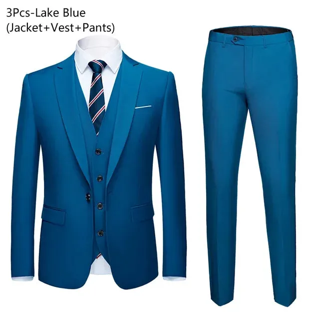 Regal Affair: Luxe Wedding Suit Ensemble