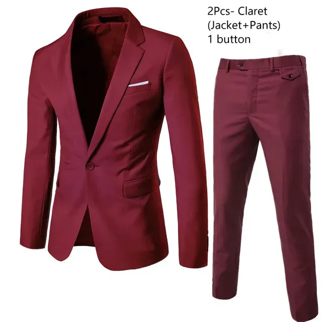Regal Affair: Luxe Wedding Suit Ensemble