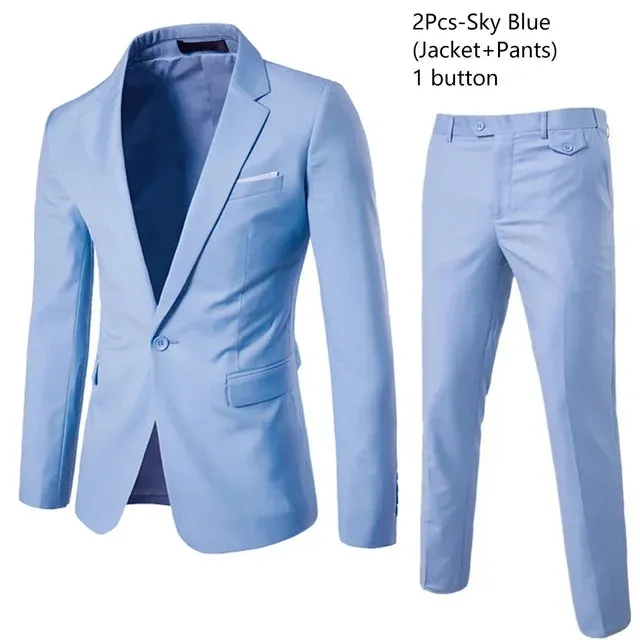 Regal Affair: Luxe Wedding Suit Ensemble