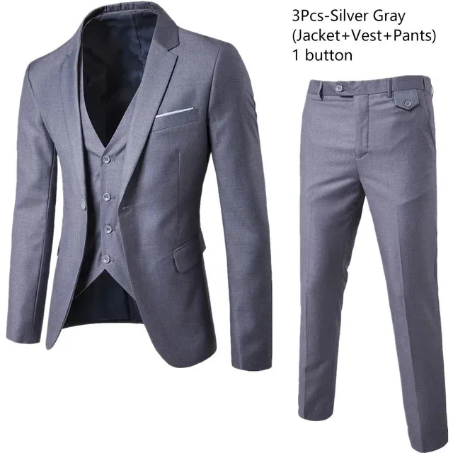 Regal Affair: Luxe Wedding Suit Ensemble