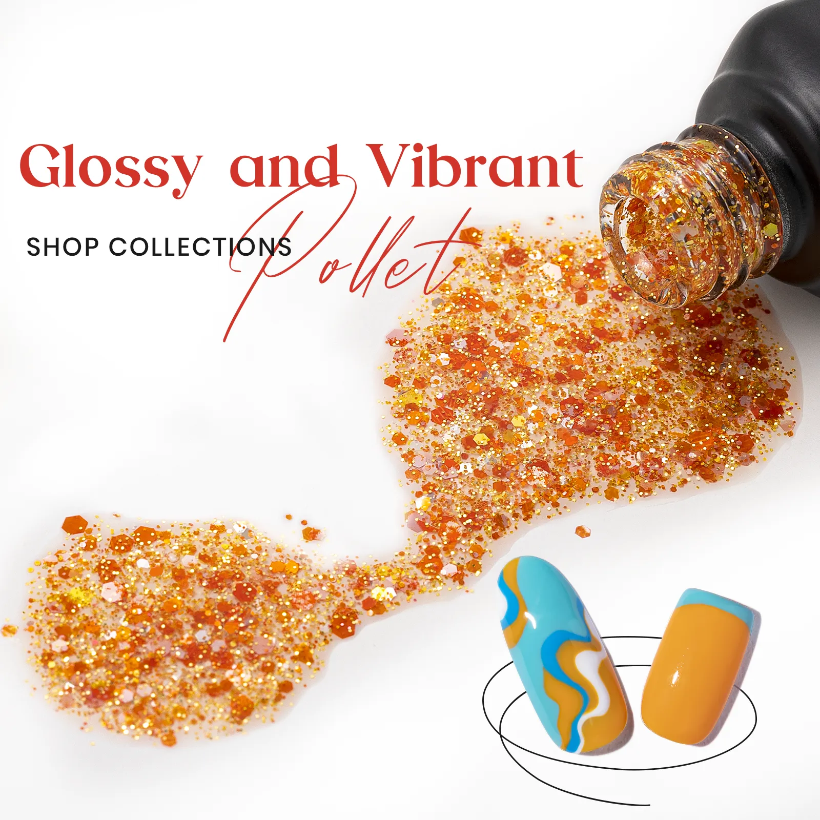 Retro Beloved - 20 Gel Colors Set with Top and Base Coat (5ml/Each)
