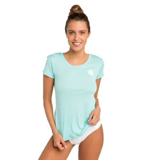 Rip Curl Womens White Wash Loose Fit Short Sleeved Rash Vest