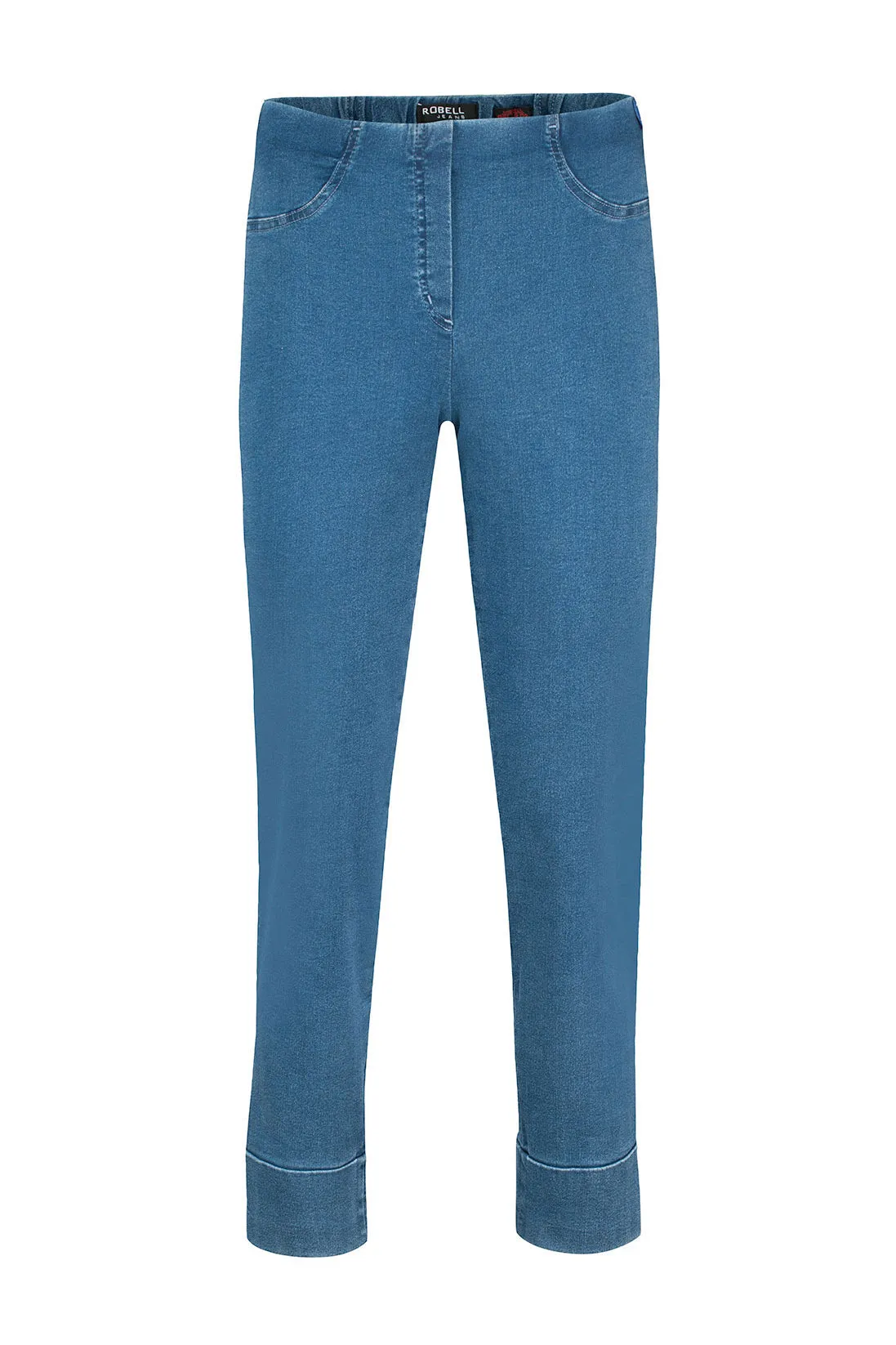 Robell Bella 09 Stretch Denim Trousers - Natural Denim
