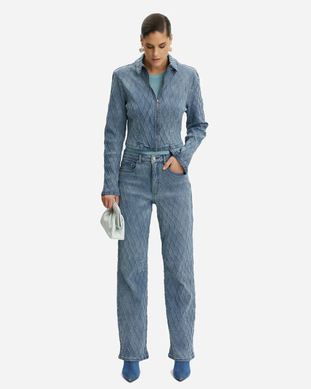 RozerinGZ MW Jeans - Washed Mid Blue
