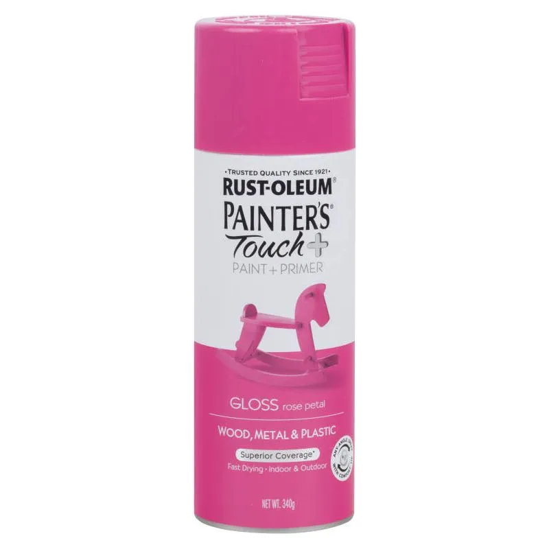 Rust-Oleum PAINTER'S TOUCH PLUS Painter’s Touch Plus Spray | GLOSS ROSE PETAL (6 CANS)