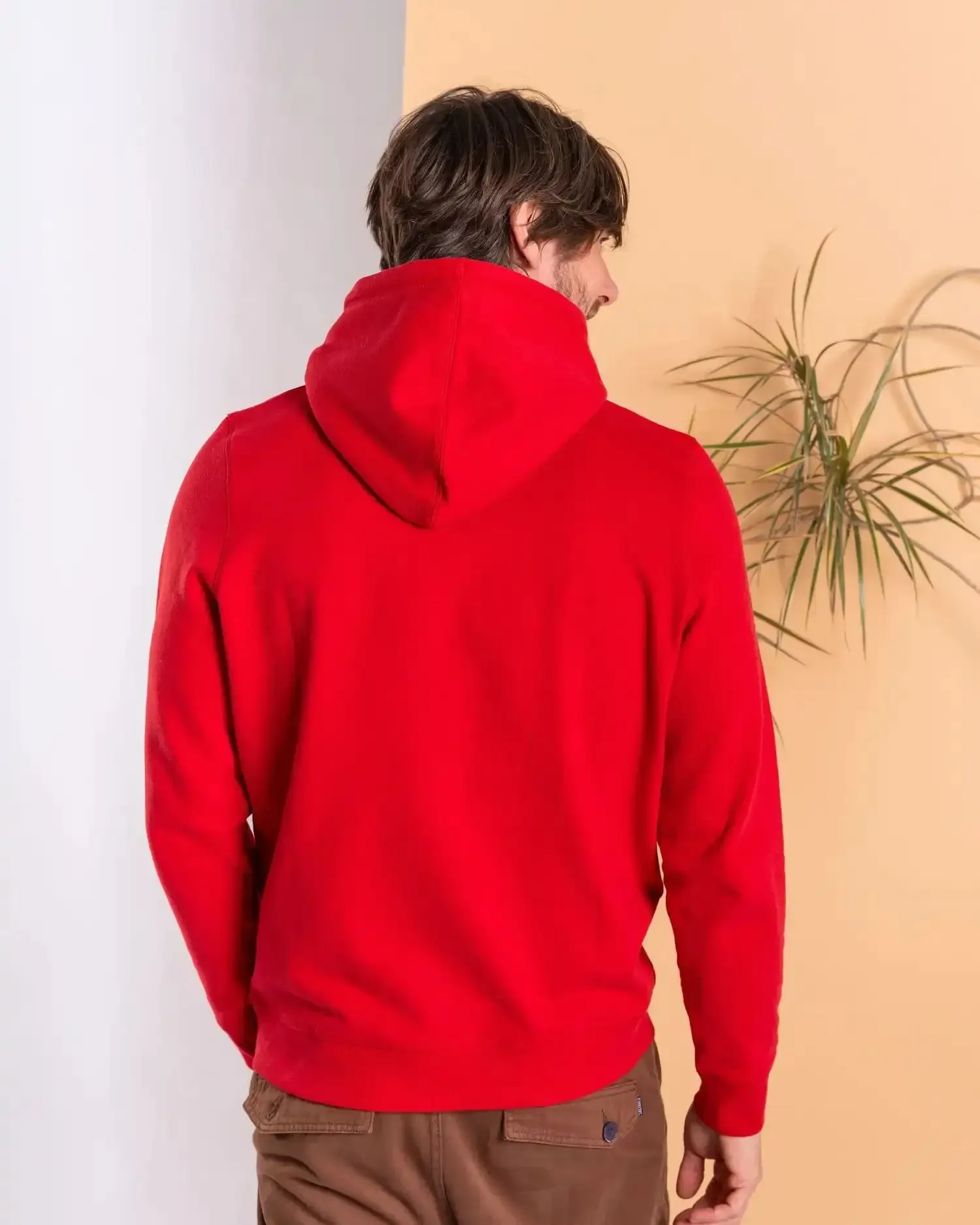 Saltrock Mens Strike Pop Hoodie Red