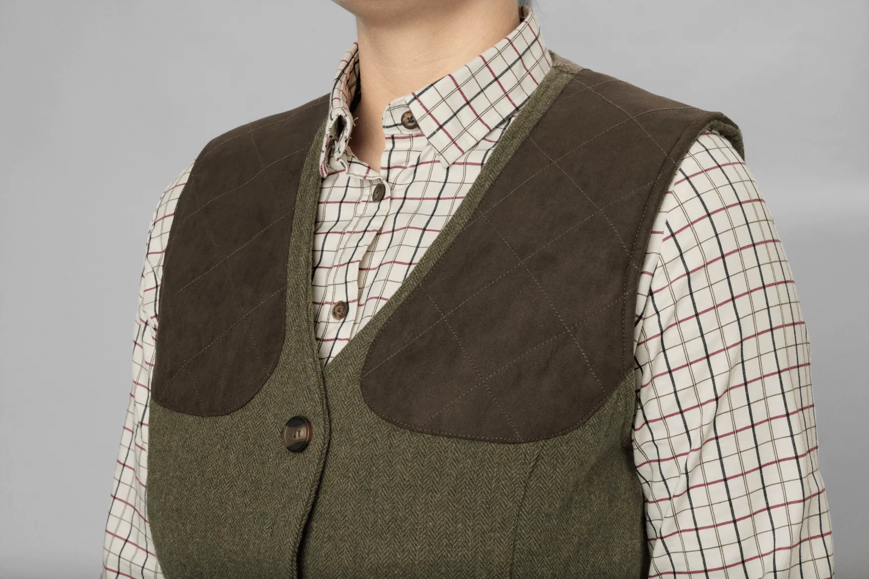 Seeland Women's Hillside Harriet Waistcoat Moss