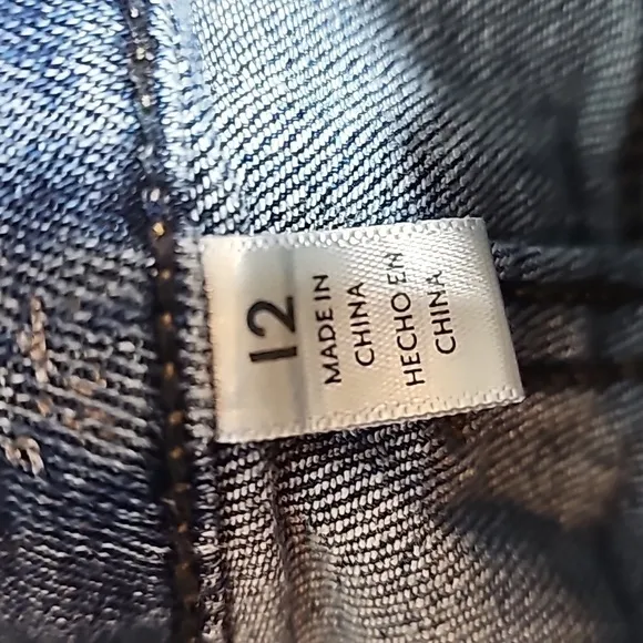 SEVEN7 JEANS WOMENS SIZE 12 LARGE XL BLUE JEAN SHORTS