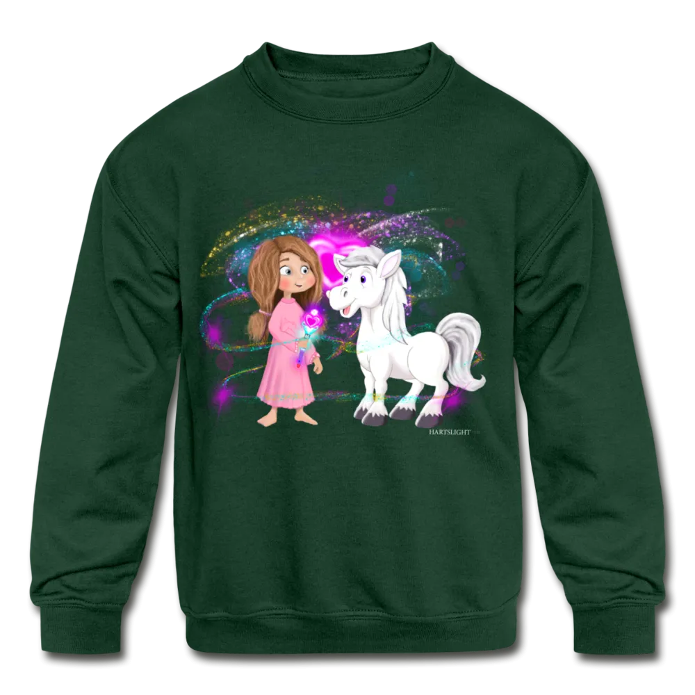 Shae & Little No Horn Kids' Crewneck Sweatshirt