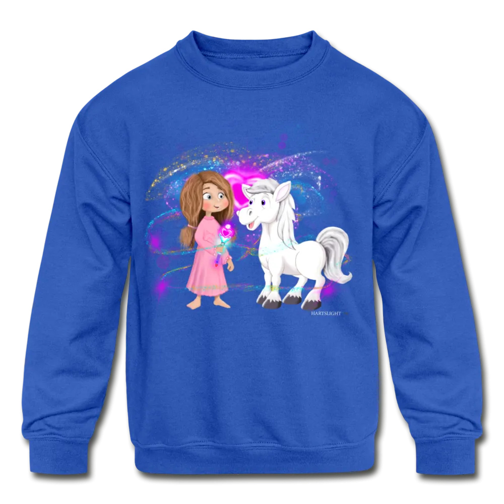 Shae & Little No Horn Kids' Crewneck Sweatshirt