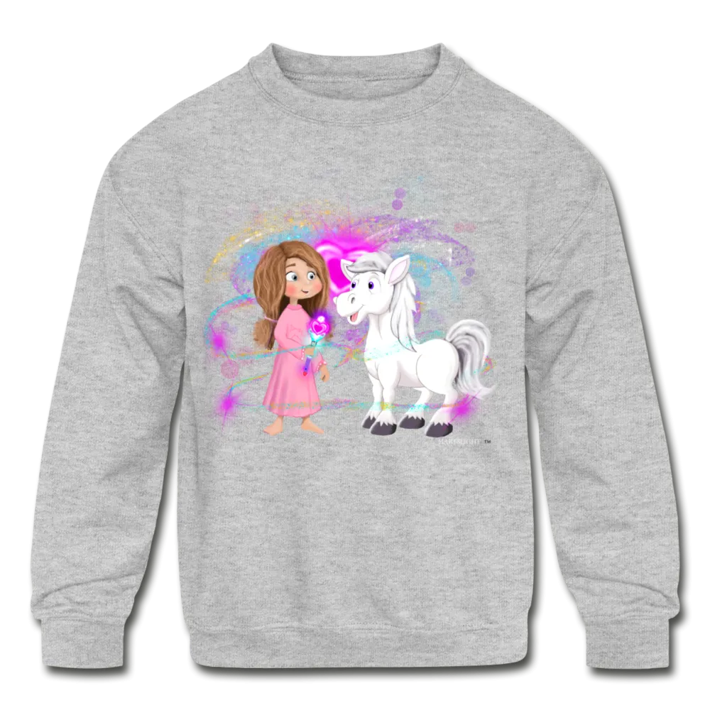 Shae & Little No Horn Kids' Crewneck Sweatshirt