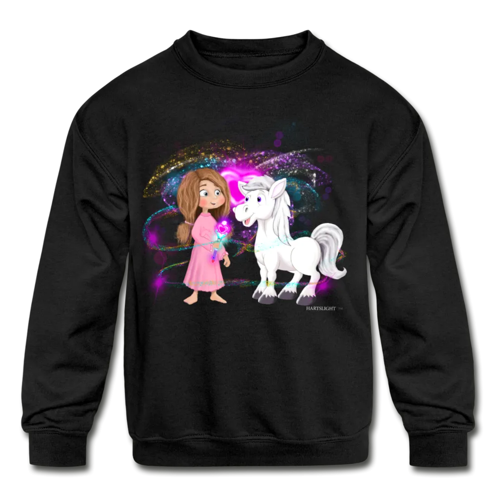 Shae & Little No Horn Kids' Crewneck Sweatshirt
