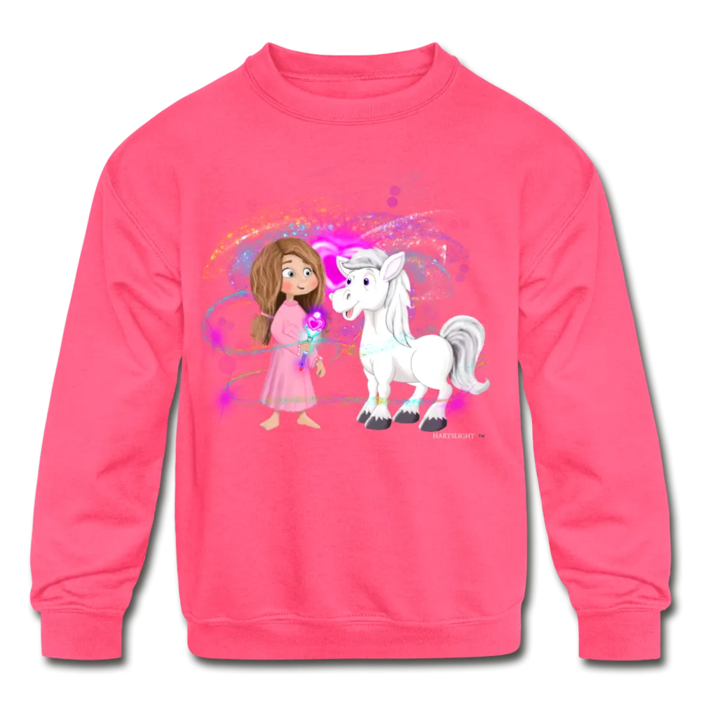 Shae & Little No Horn Kids' Crewneck Sweatshirt