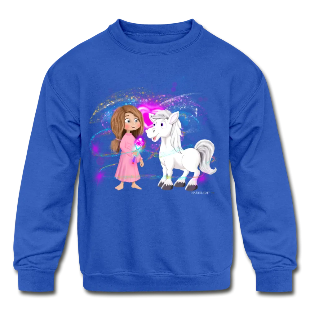 Shae & Little No Horn Kids' Crewneck Sweatshirt