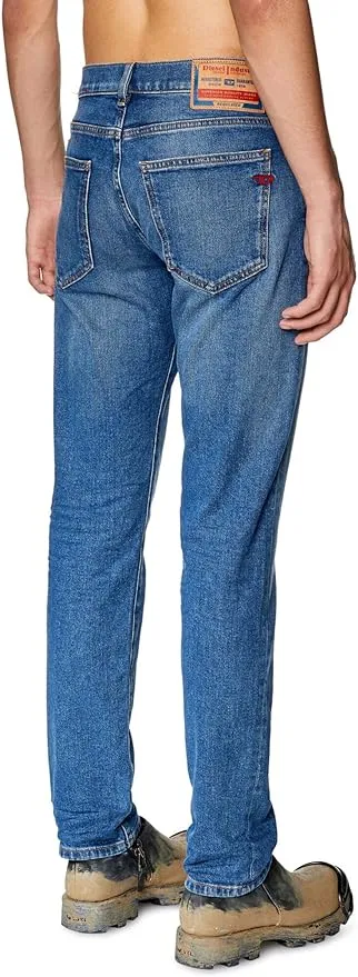 Slim Fit Stretch Denim Jeans – Light Blue Wash – Ethan