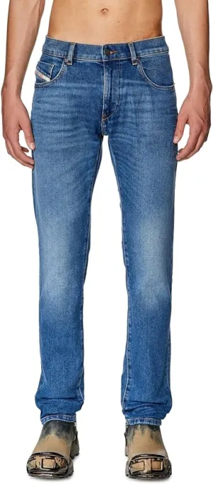 Slim Fit Stretch Denim Jeans – Light Blue Wash – Ethan