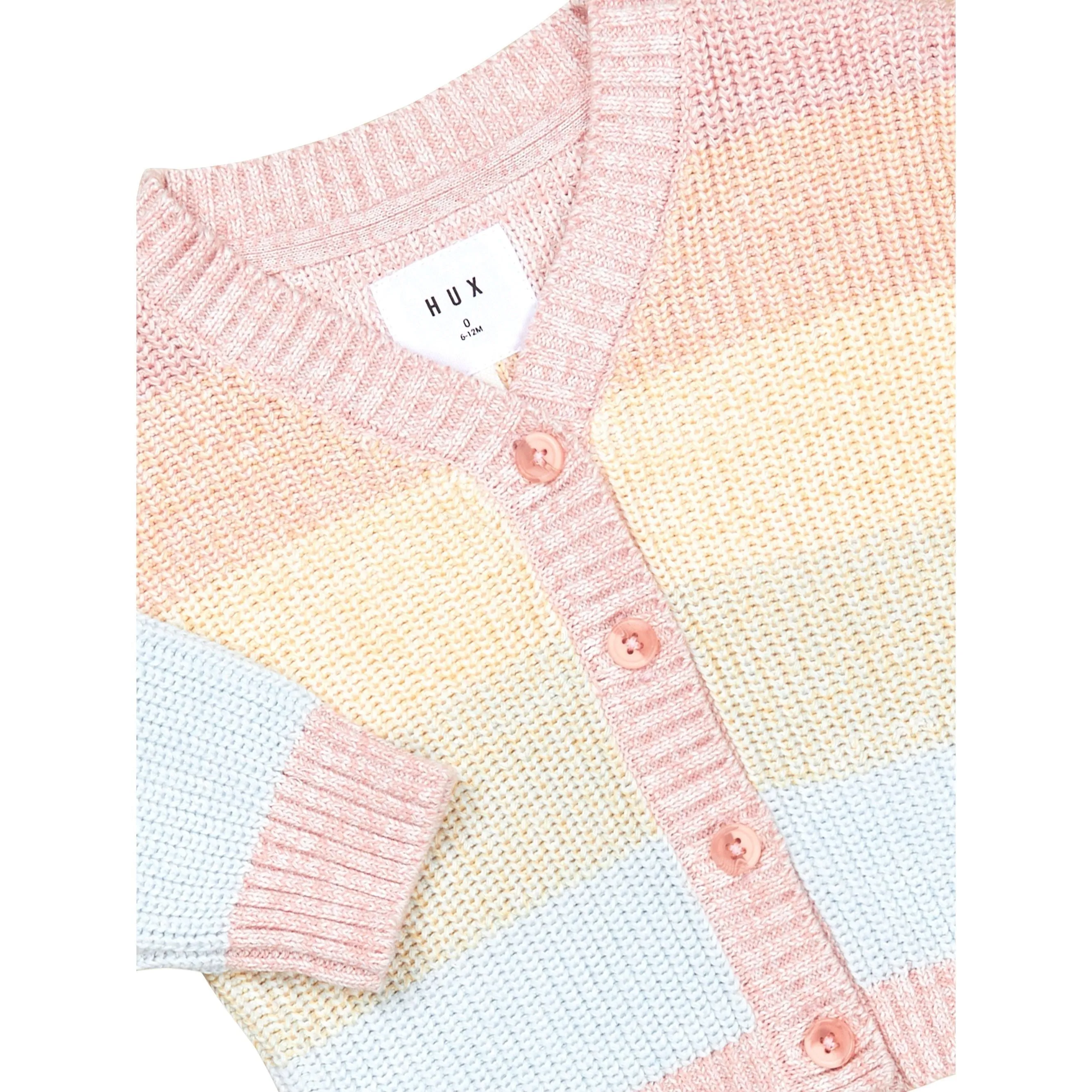 Soft Rainbow Boxy Cardi