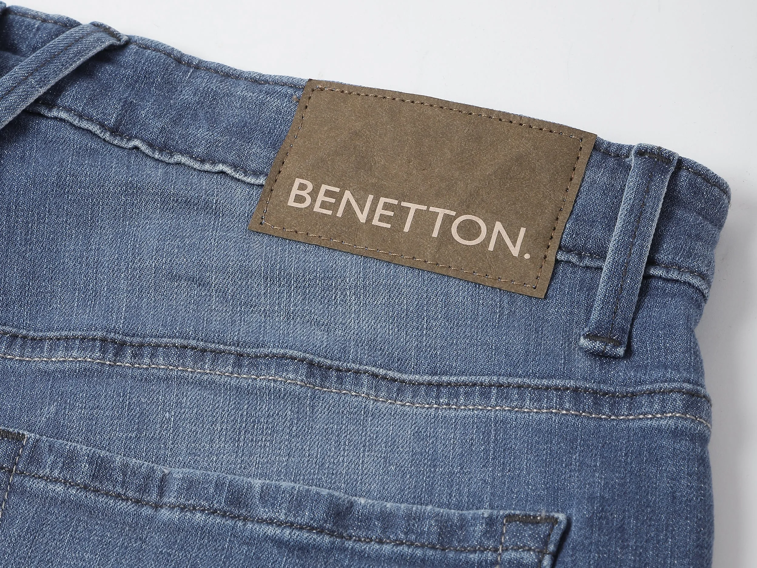 Solid Boot Leg Fit Jeans