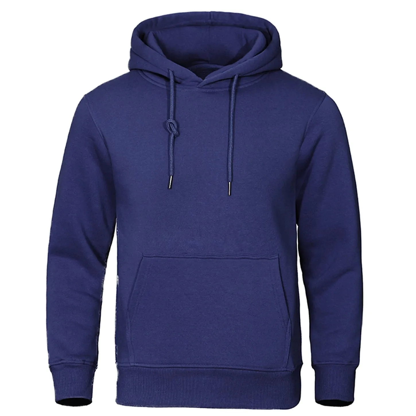 Solid Color Men's Hoodies - Fleece Warm Sweatshirt, Fashion Streetwear Casual Loose Pullovers, Brand Hoody