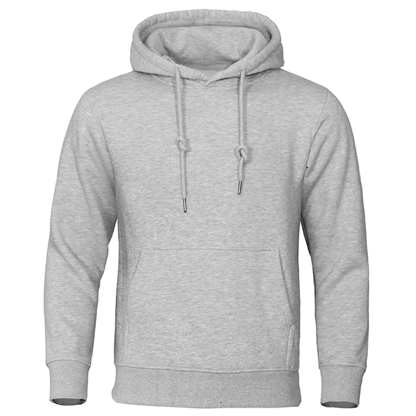 Solid Color Men's Hoodies - Fleece Warm Sweatshirt, Fashion Streetwear Casual Loose Pullovers, Brand Hoody