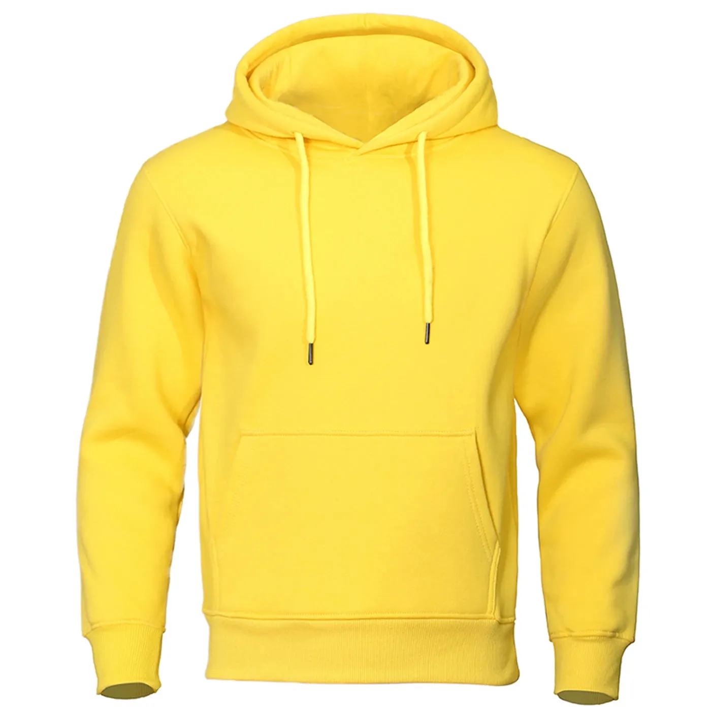 Solid Color Men's Hoodies - Fleece Warm Sweatshirt, Fashion Streetwear Casual Loose Pullovers, Brand Hoody