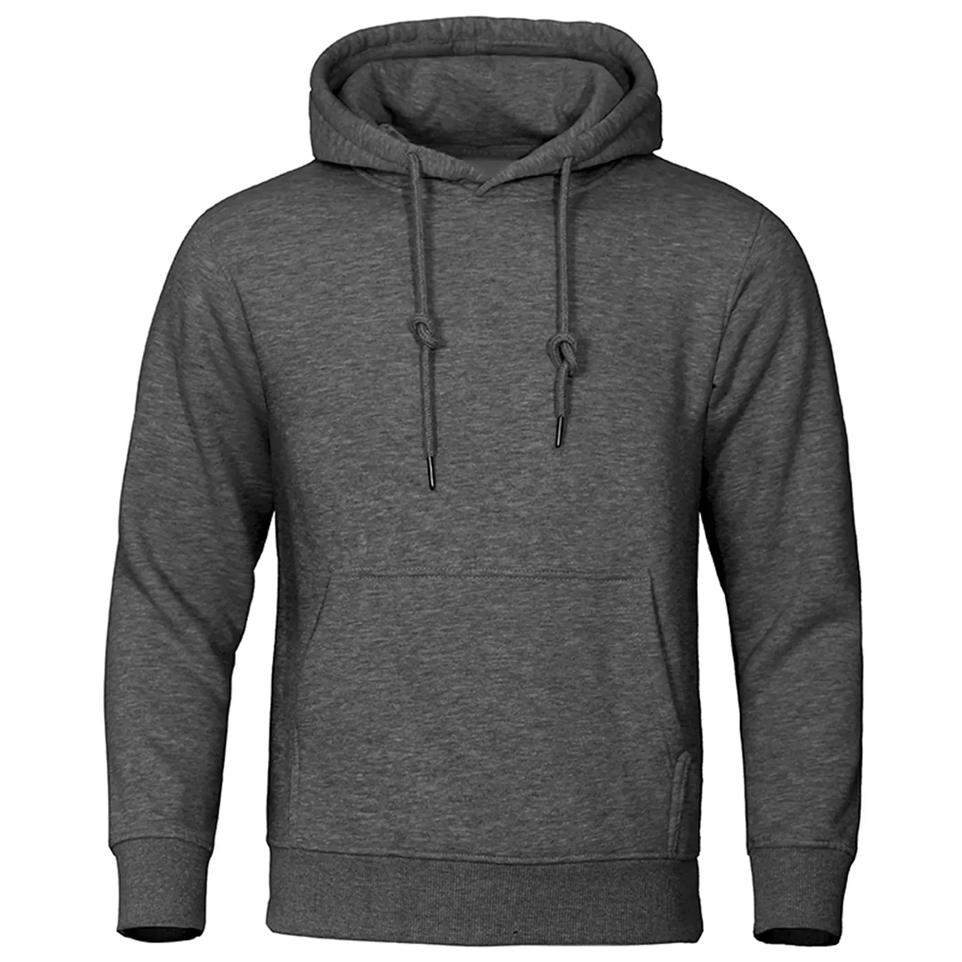 Solid Color Men's Hoodies - Fleece Warm Sweatshirt, Fashion Streetwear Casual Loose Pullovers, Brand Hoody