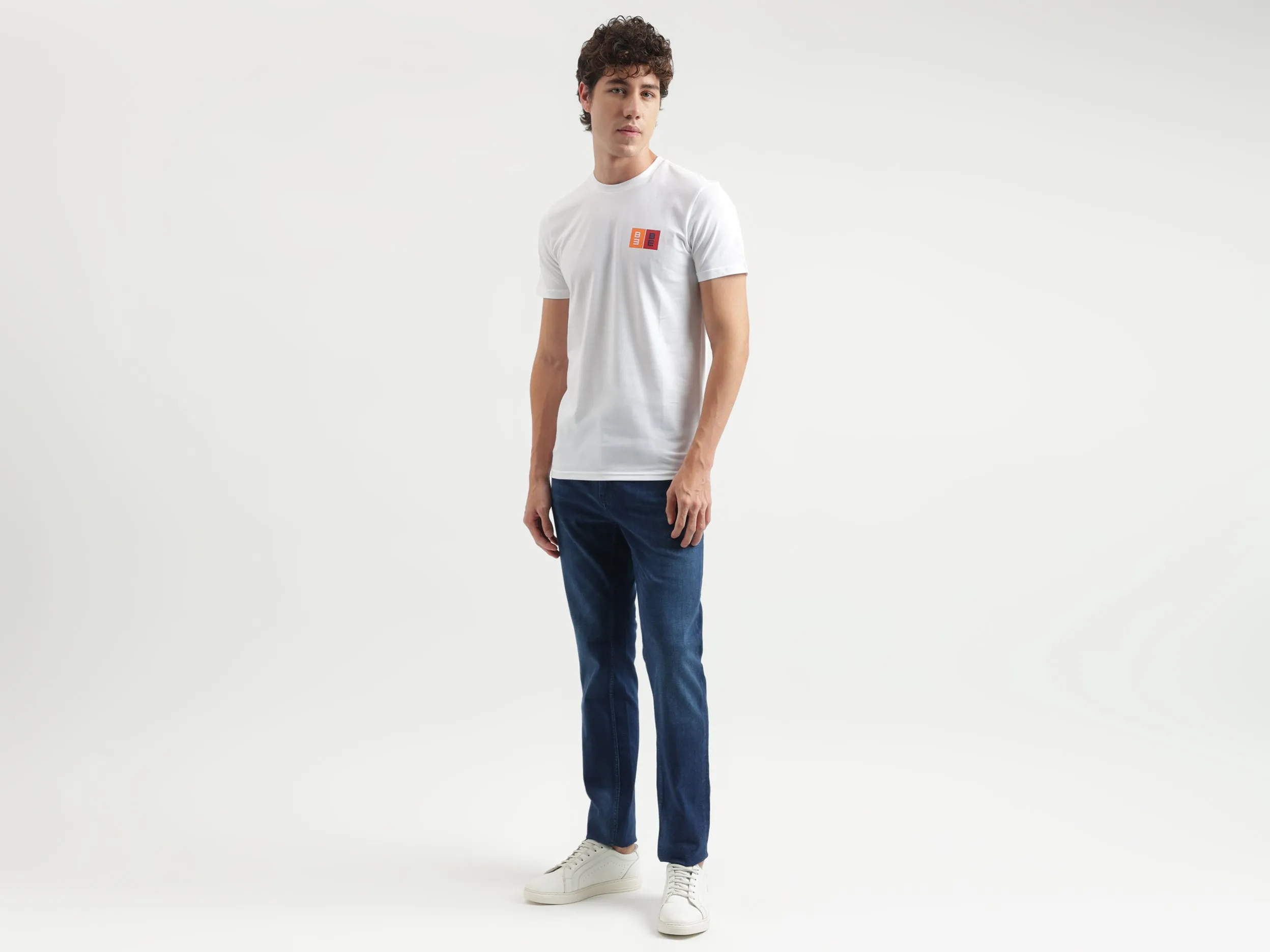 Solid Pattern Skinny Fit Jeans