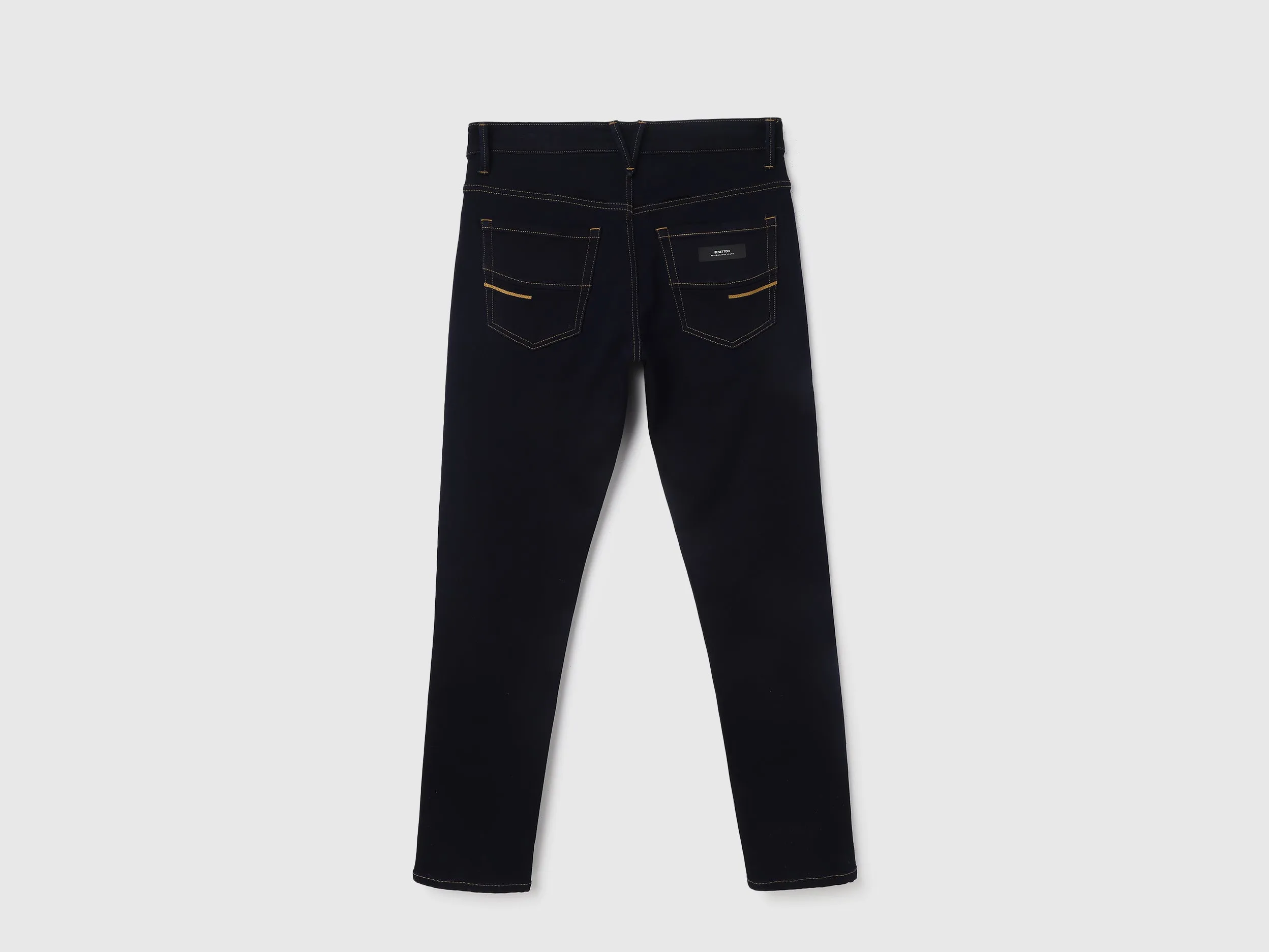 Solid Pattern Slim Fit Jeans
