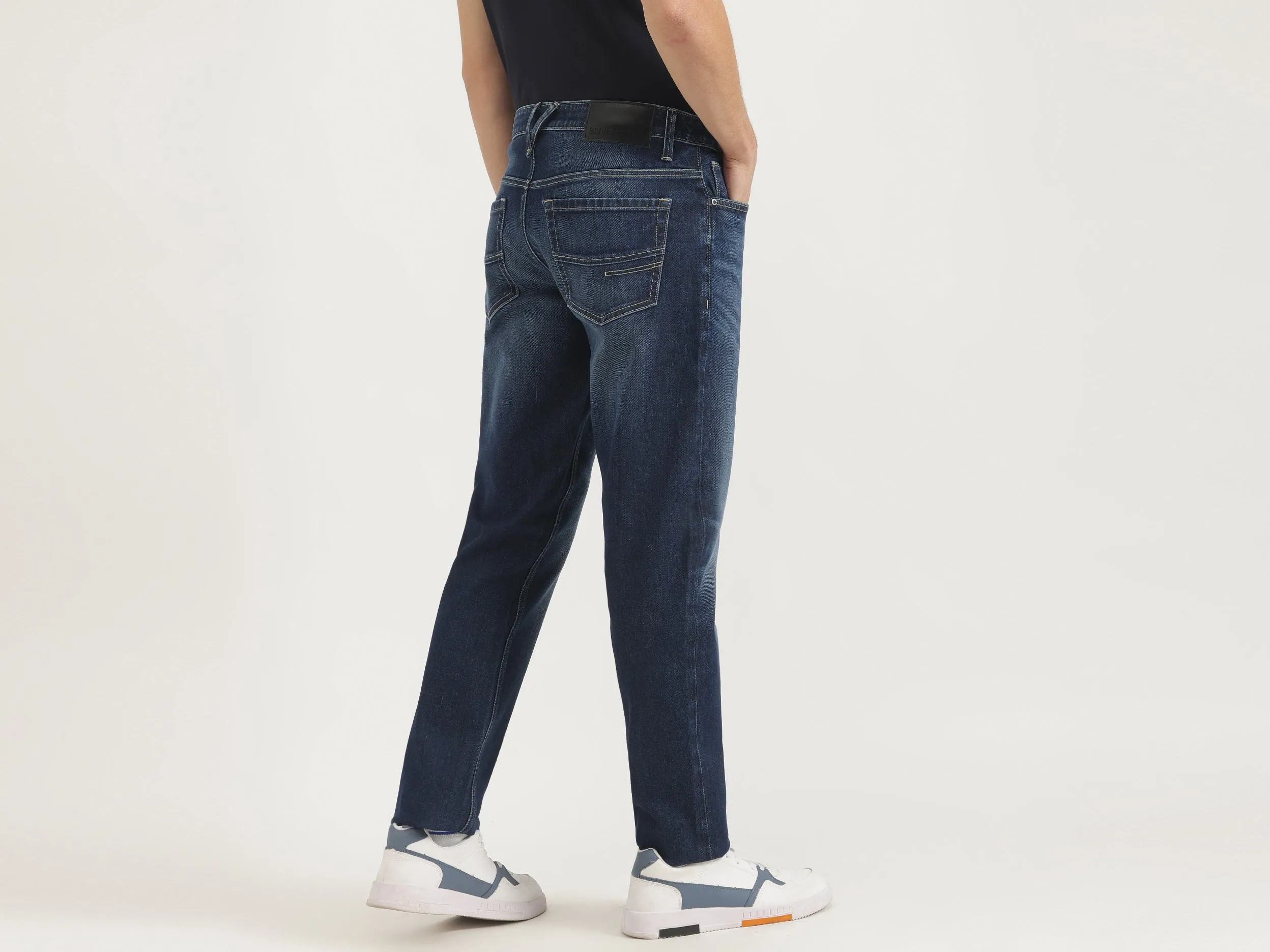 Solid Slim Fit Jeans