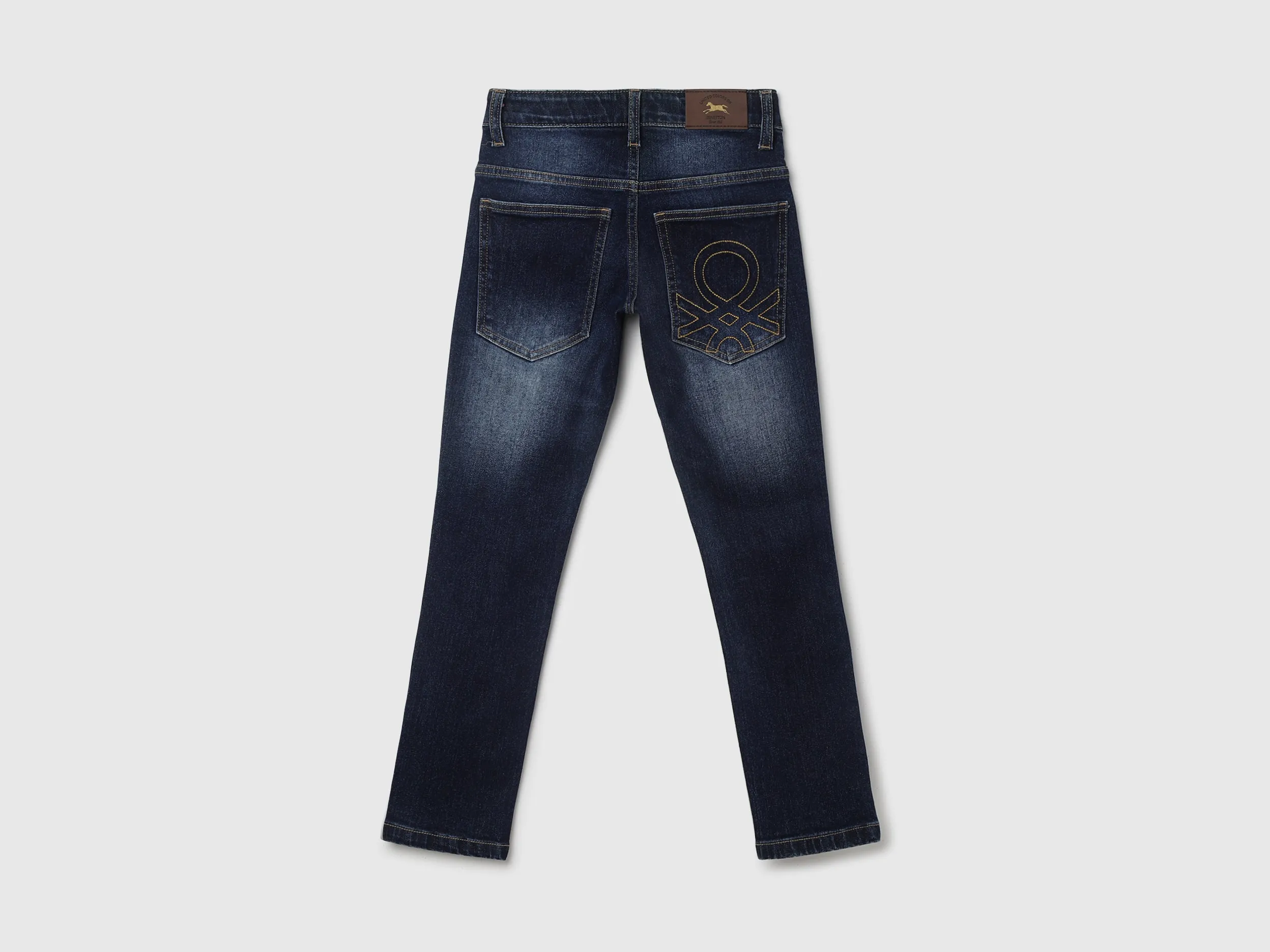 Solid Slim Fit Mid Rise Jeans