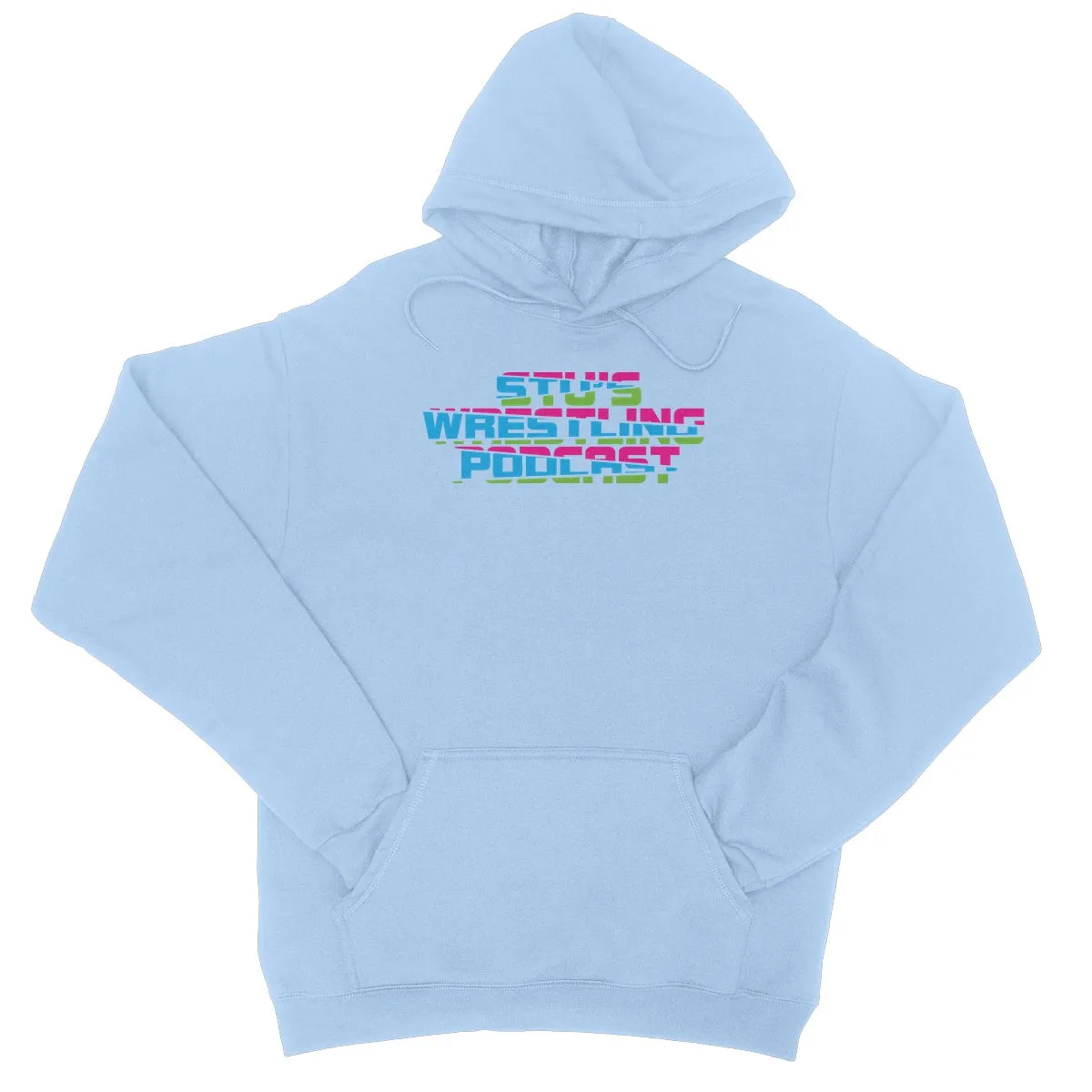 Stu's Wrestling Podcast Logo College Hoodie