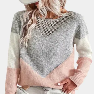 Stylish knitted jumper for women