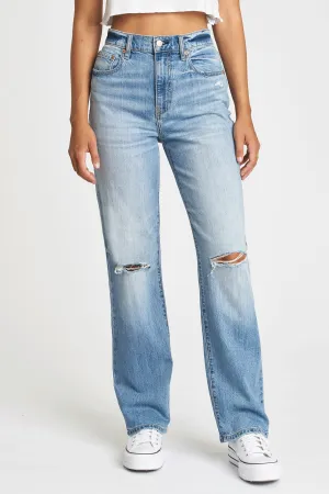 SUNDAZE HIGH RISE VINTAGE STRAIGHT - FOOLS GOLD