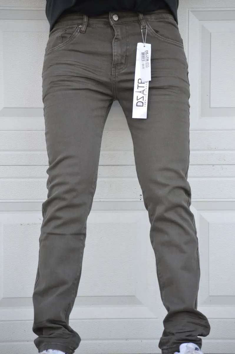 SUPER STRETCH DENIM - SLIM FIT - BROWN (DZTR-294)