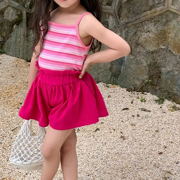 Supersoft Girls Summer Shorts - Hot pink